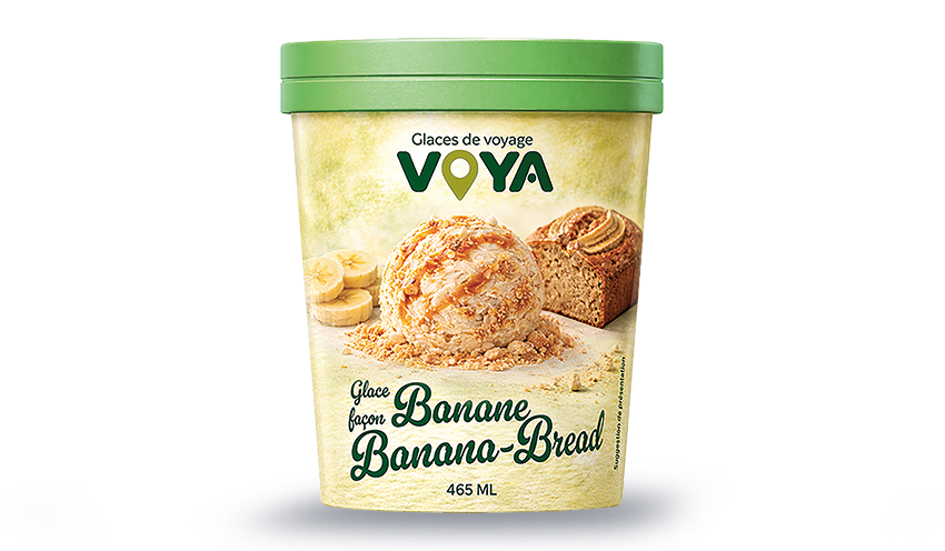 Glace façon banana Bread, Voya — vue 2