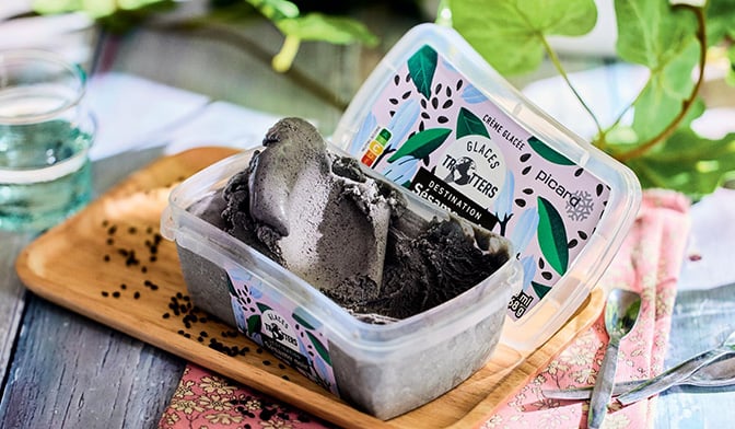Crème glacée sésame noir — vue 2