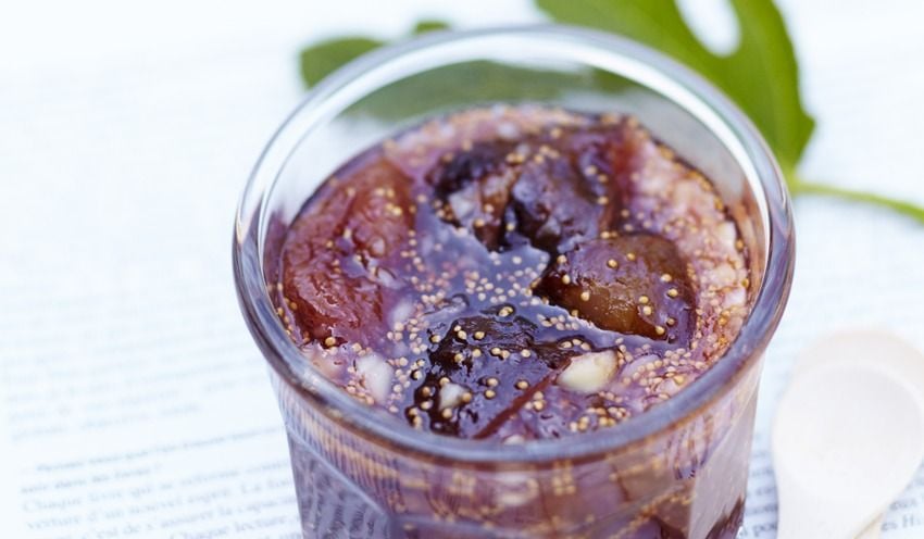 Confiture de figues-macadamia