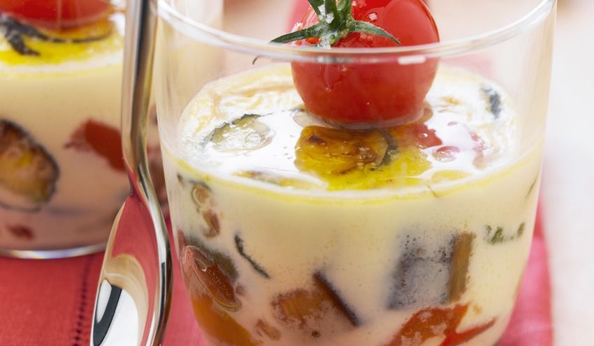 Flans de ratatouille