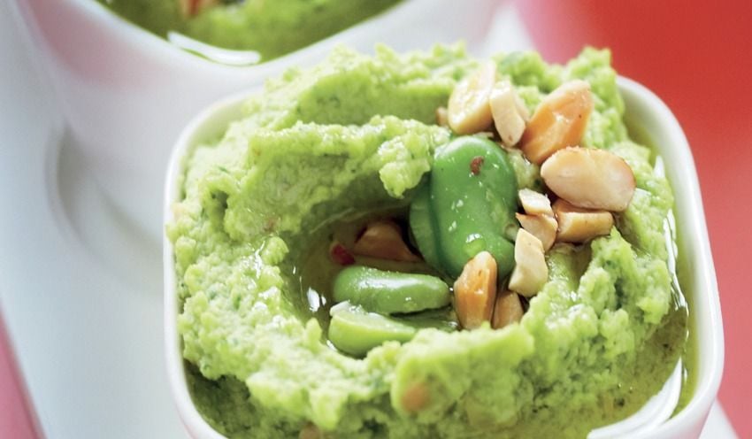 Houmous de f&egrave;ves