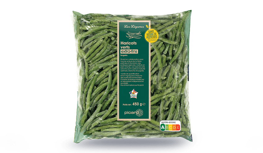 Haricots verts extra-fins sans résidu de pesticide — vue 2