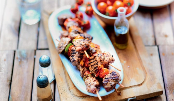 2 brochettes boeuf aux 3 poivres — vue 2