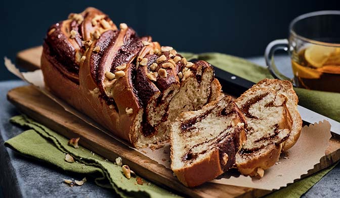 Brioche babka chocolat noisette, 6 parts — vue 2