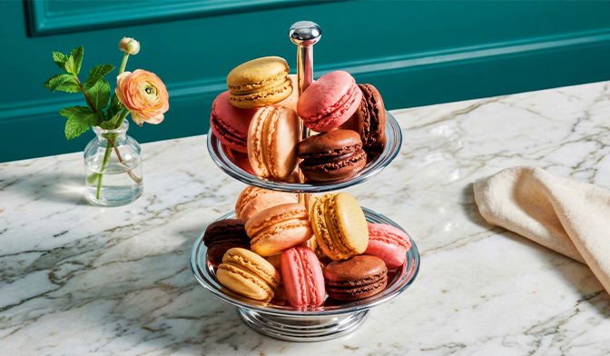 16 macarons chocolat, framboise, vanille, pistache — vue 2