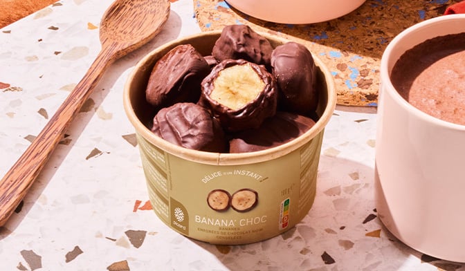 Banana' choc bananes enrobées chocolat noir — vue 2