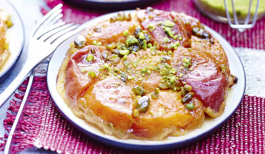 Mini-tatin abricot-pistache