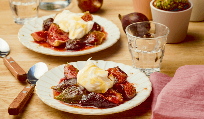 Figues au citron vert par Thierry Marx