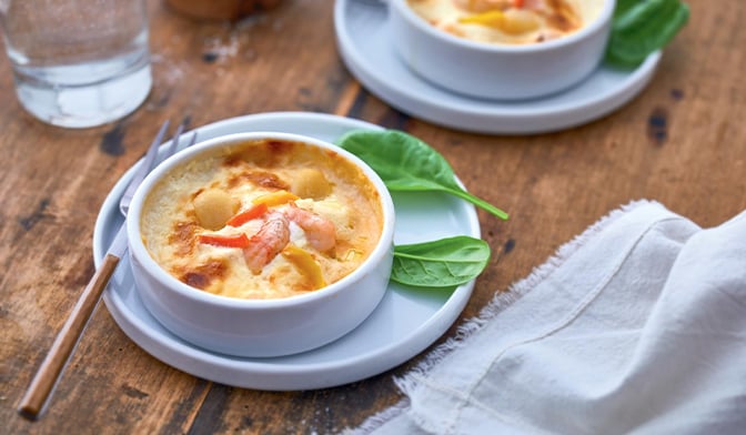 2 sabayons de langoustines et de Saint-Jacques au Sauternes — vue 2