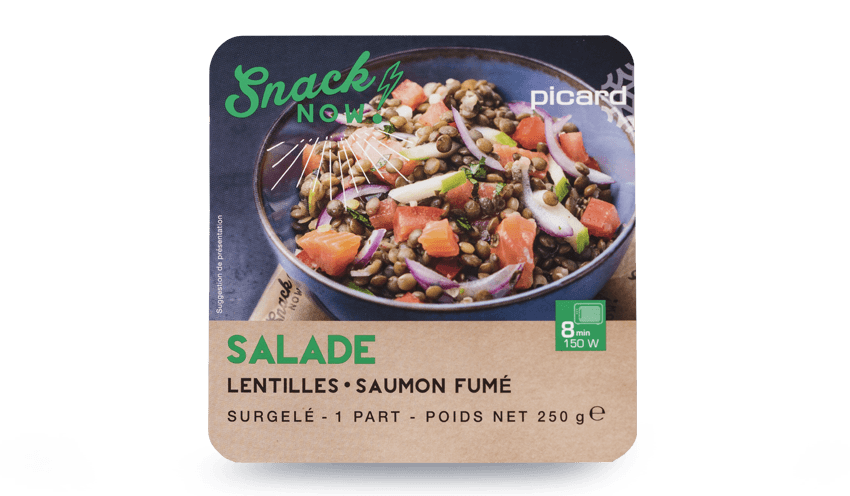 Salade De Lentilles Et Saumon Fume Surgeles Les Entrees Tartes