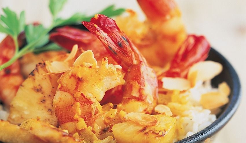 Curry de crevettes