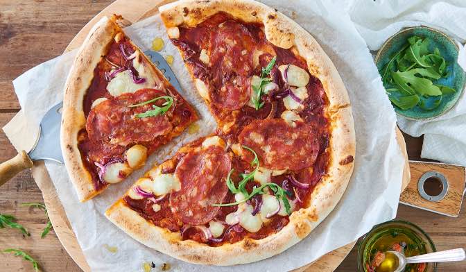Pizza Volcana "Italia" — vue 2