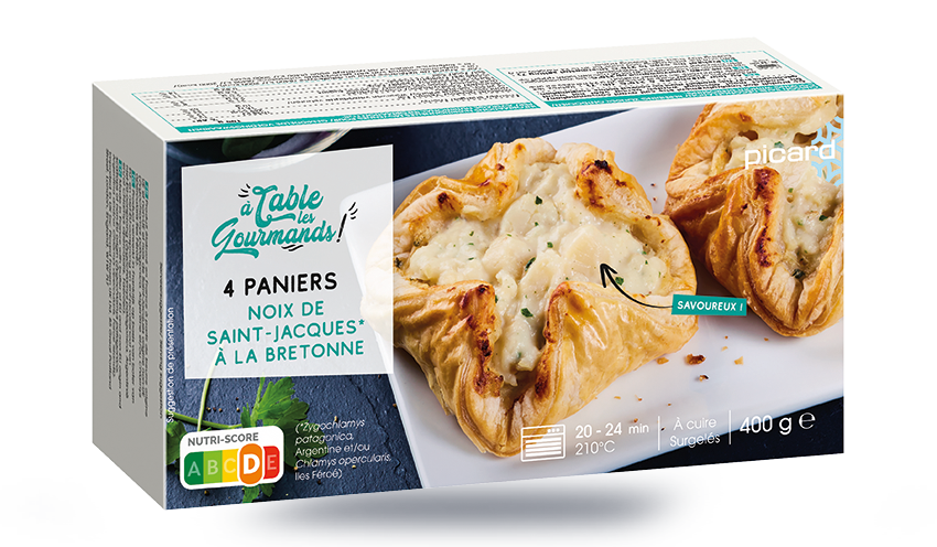 4 Paniers noix de Saint-Jacques à la bretonne — vue 2