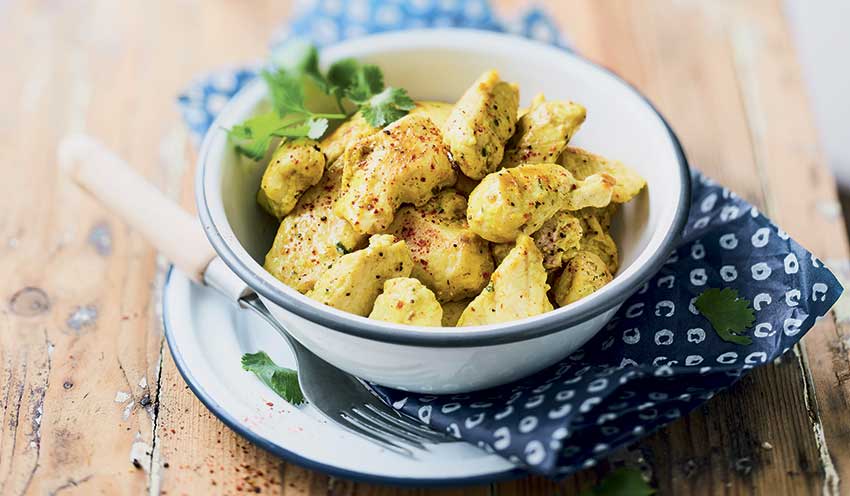Bouchees De Filet De Poulet Curry Coco Surgeles Les Viandes