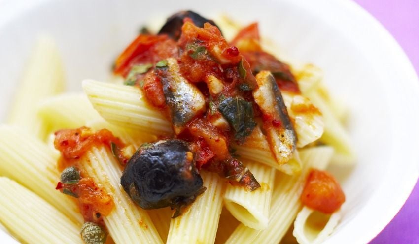 Penne &agrave; la puttanesca