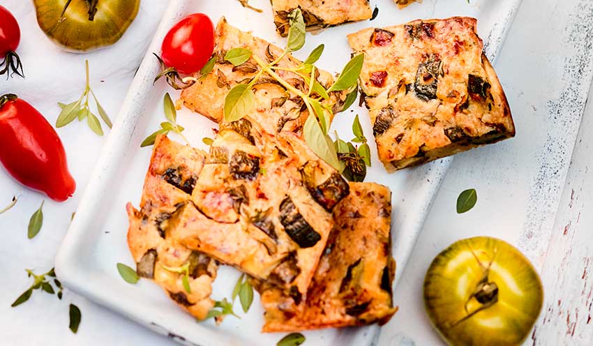 Scarpaccia de courgettes