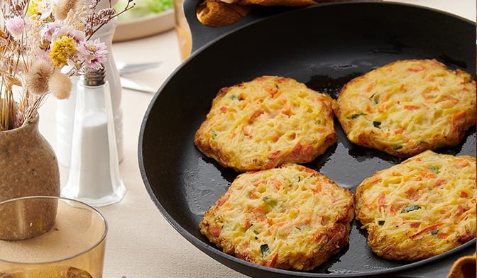 4 Röstis de légumes et cheddar — vue 2