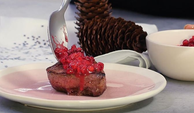 R&eacute;aliser sa sauce aux airelles