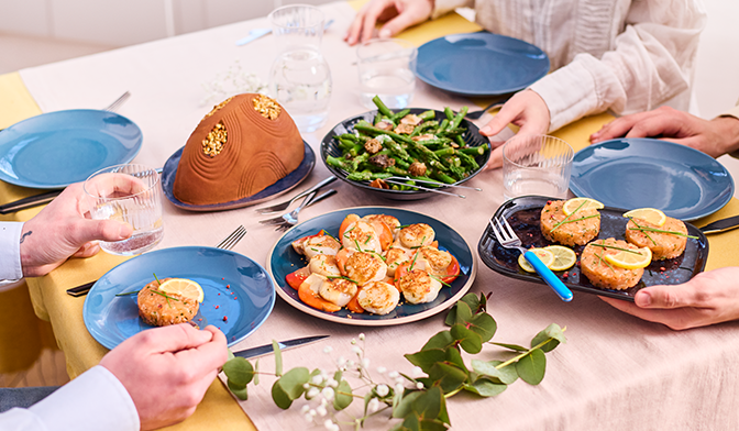 Menu de P&acirc;ques de la mer