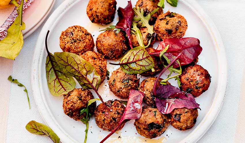 Boulettes v&eacute;g&eacute;tariennes d&rsquo;aubergines