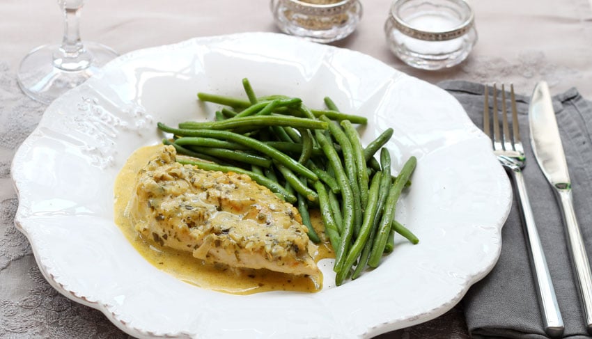 Poulet saut&eacute; &agrave; l&rsquo;estragon