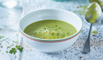 Potage de légumes verts — vue 2