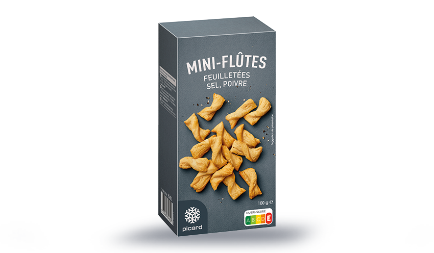 Mini-flûtes feuilletées sel, poivre — vue 2