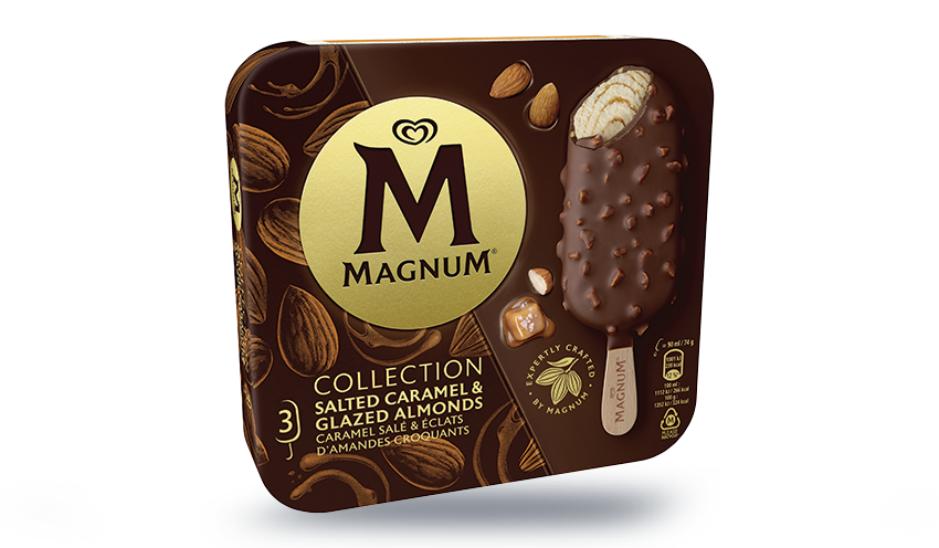 3 Magnum caramel salé et éclats d'amandes — vue 2
