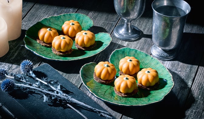 8 Mini citrouilles apéritives, potiron, marron — vue 2