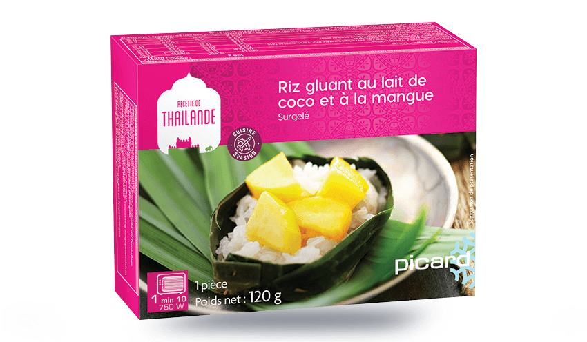 Riz Gluant Au Lait De Coco Et A La Mangue Surgeles Cuisine