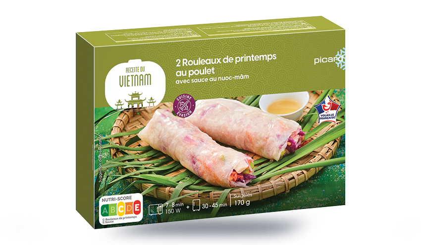 2 rouleaux de Printemps au poulet — vue 2