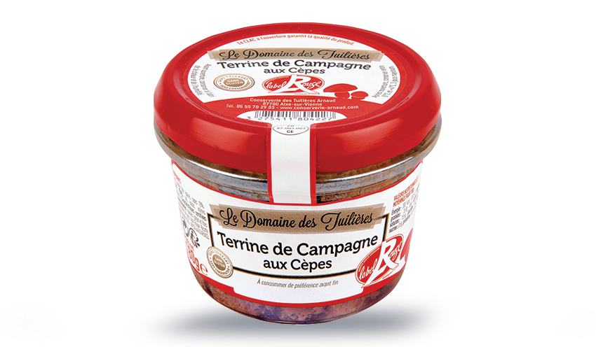 Terrine de campagne aux cèpes Label Rouge — vue 2