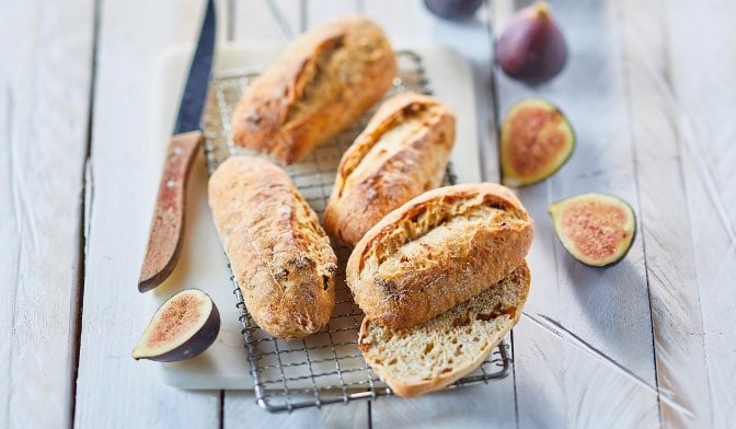 4 petits pains aux figues, précuits — vue 2