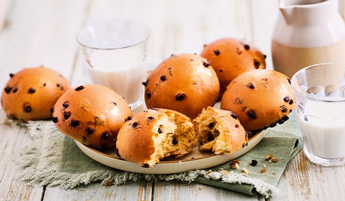 6 brioches aux pépites de chocolat — vue 2