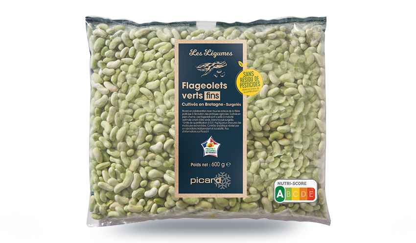 Flageolets verts fins sans résidu de pesticides, France — vue 2