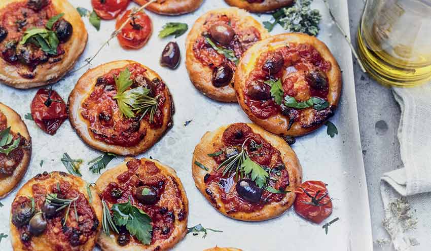 Pizzette alla puttanesca