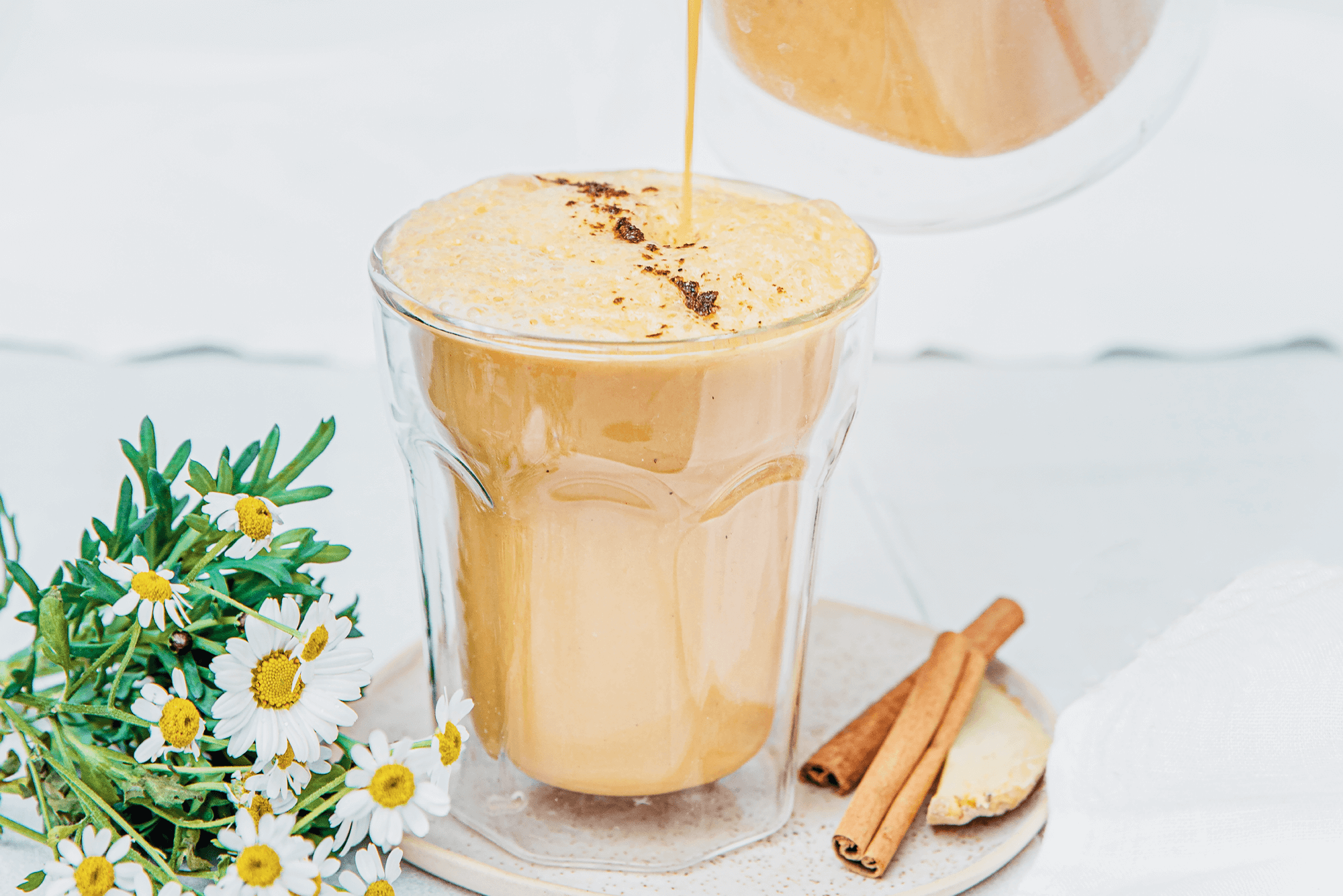 Tcha&iuml; latte &agrave; la patate douce