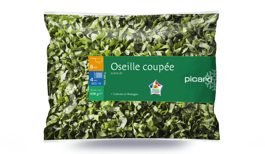 Oseille Coupee Surgeles Les Indispensables Du Cuisinier Picard