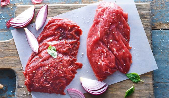 4 biftecks de bavette d'aloyau — vue 2
