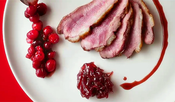 Recette Magret De Canard Aux Airelles Et Confiture D Oignons