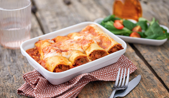 Cannelloni à la bolognaise — vue 2