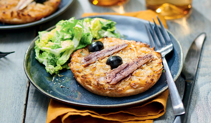 2 Pissaladières oignons, olives noires, anchois — vue 2