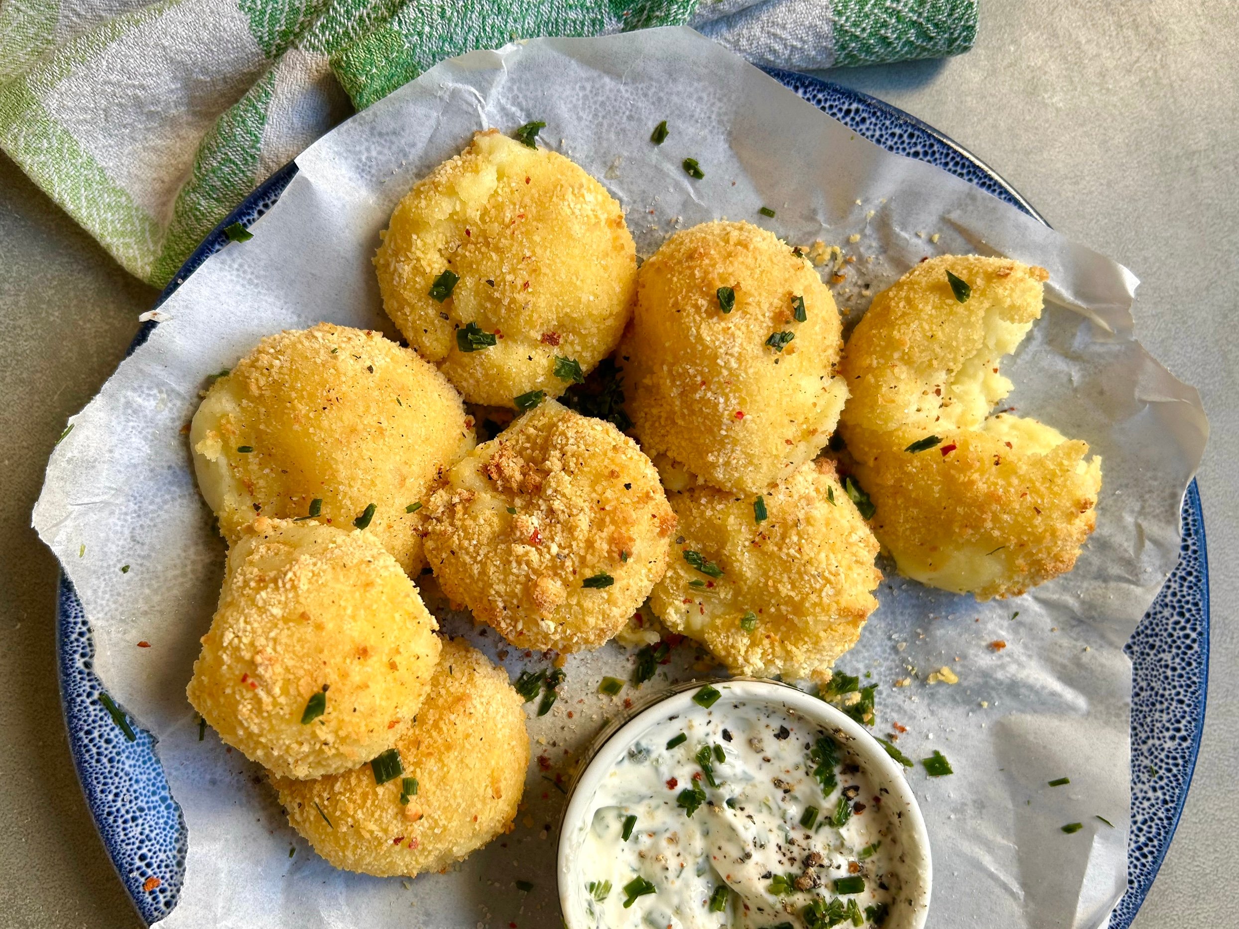 Les croquettes aligot au AirFryer