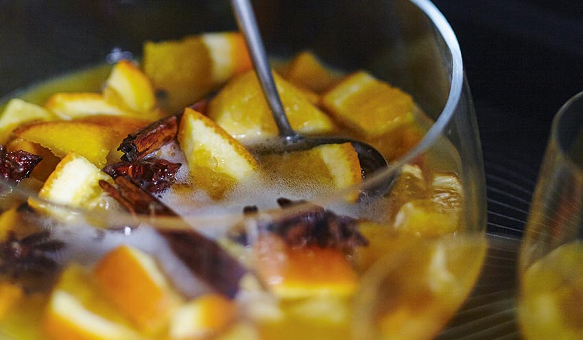 Punch aux &eacute;pices et fruits exotiques