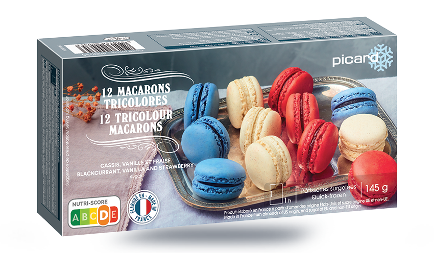 Macarons tricolores, bleu blanc rouge — vue 2
