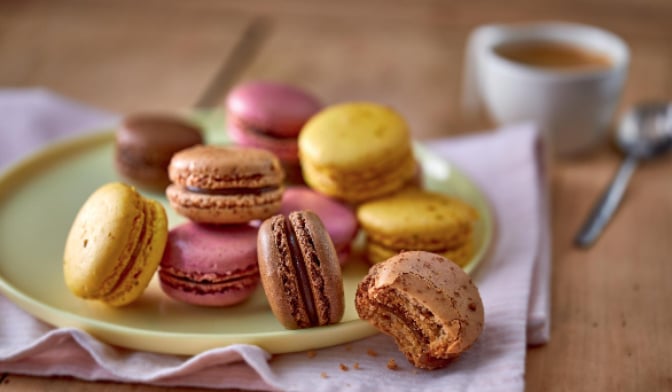 12 Macarons, citron-spéculos-fruits rouges-chocolat — vue 2