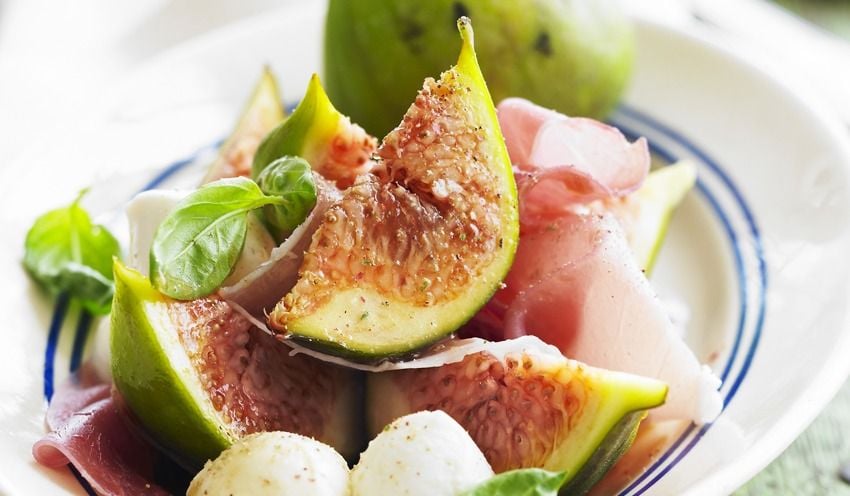Antipasti de figues et parme