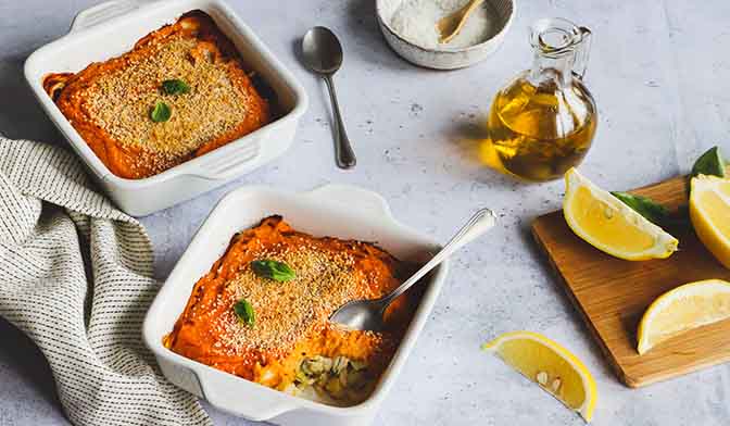 Parmentier de cabillaud, patate douce et lait de coco par @jemangequoicesoir