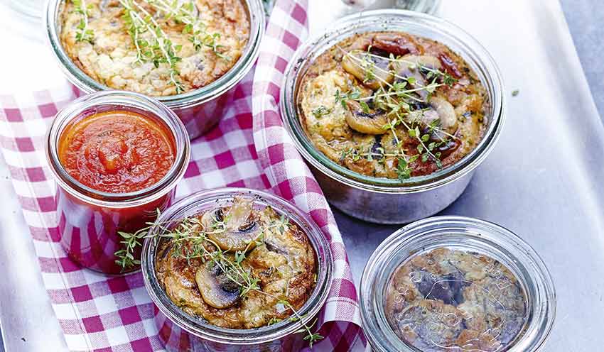 Terrine de champignons, sauce tomate - Rose & Cook