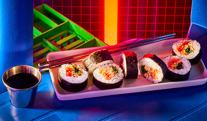 Kimbap roulé d'algue nori — vue 2